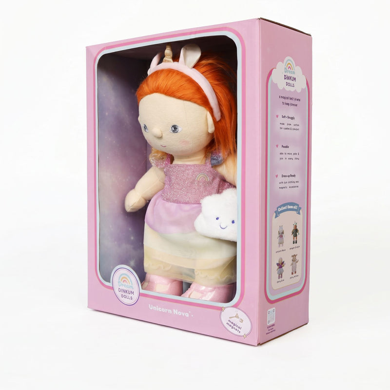 Dream Dinkum Doll - Unicorn Nova with Magnet Hands