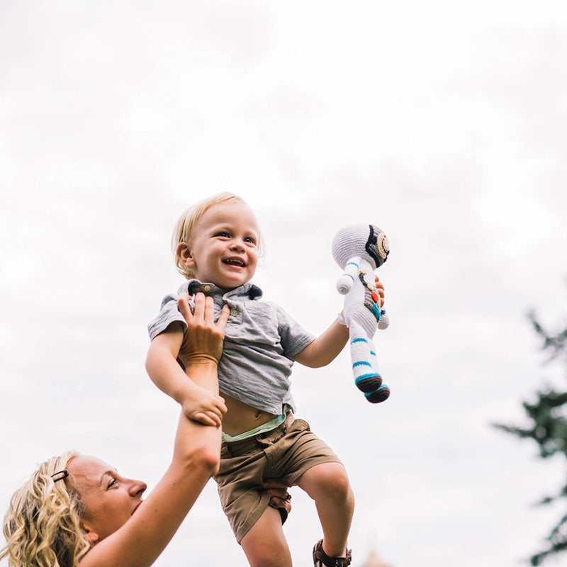 Cotton Astronaut Rattle