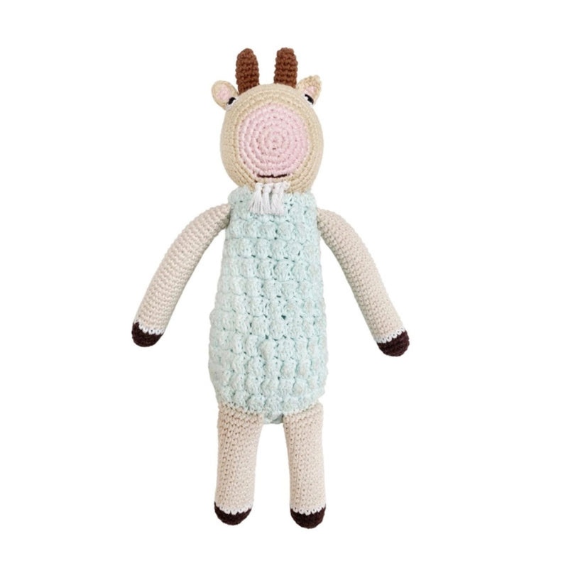 Organic Cotton Goat Rattle