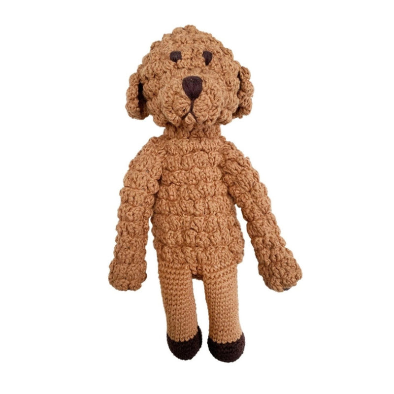 Organic Cotton Goldendoodle Rattle