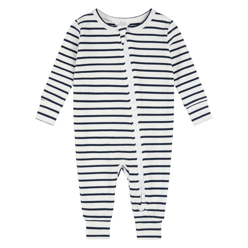 Sailboat Striped Modal Rib Sleeper