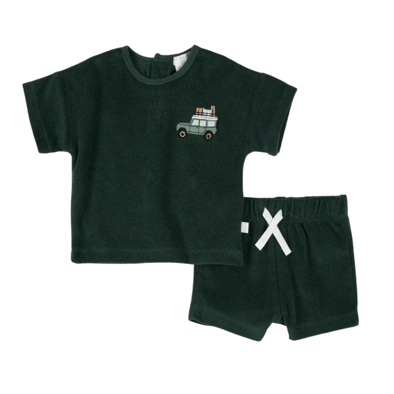 Safari SUV Terry Shorts Set