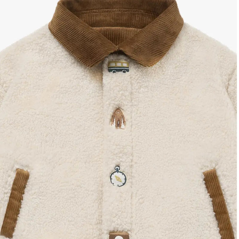 Recycled High Pile Fleece Kids Bomber Jacket - Could