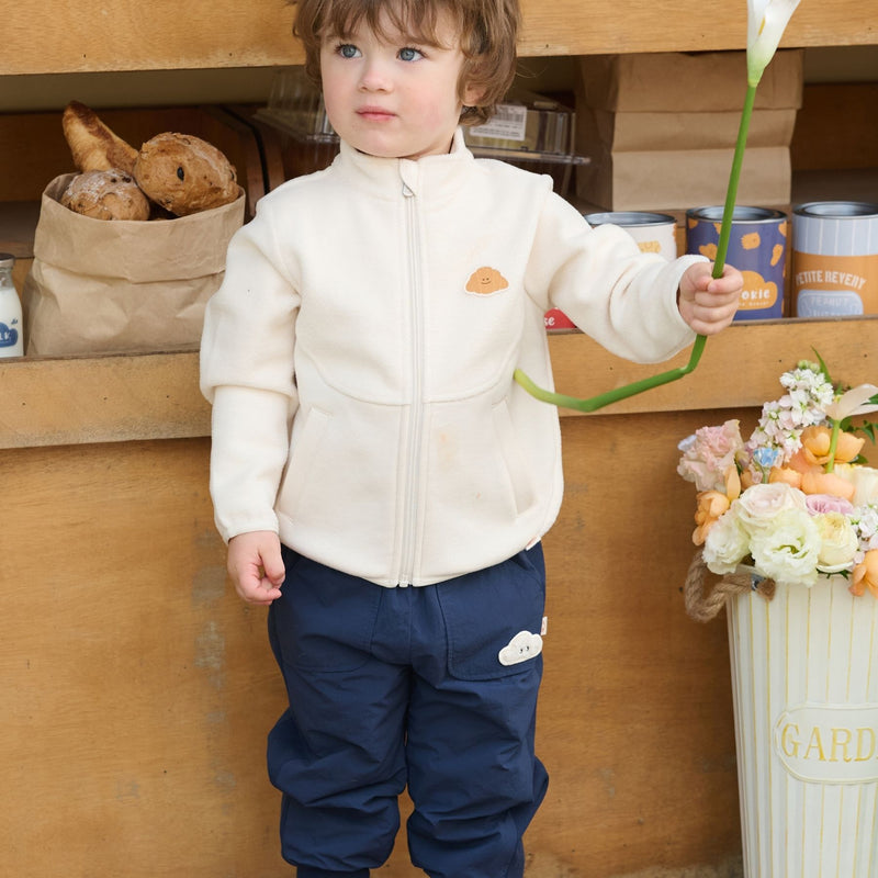 Sorona Cozy Croissant Fleece Zip-up Jacket