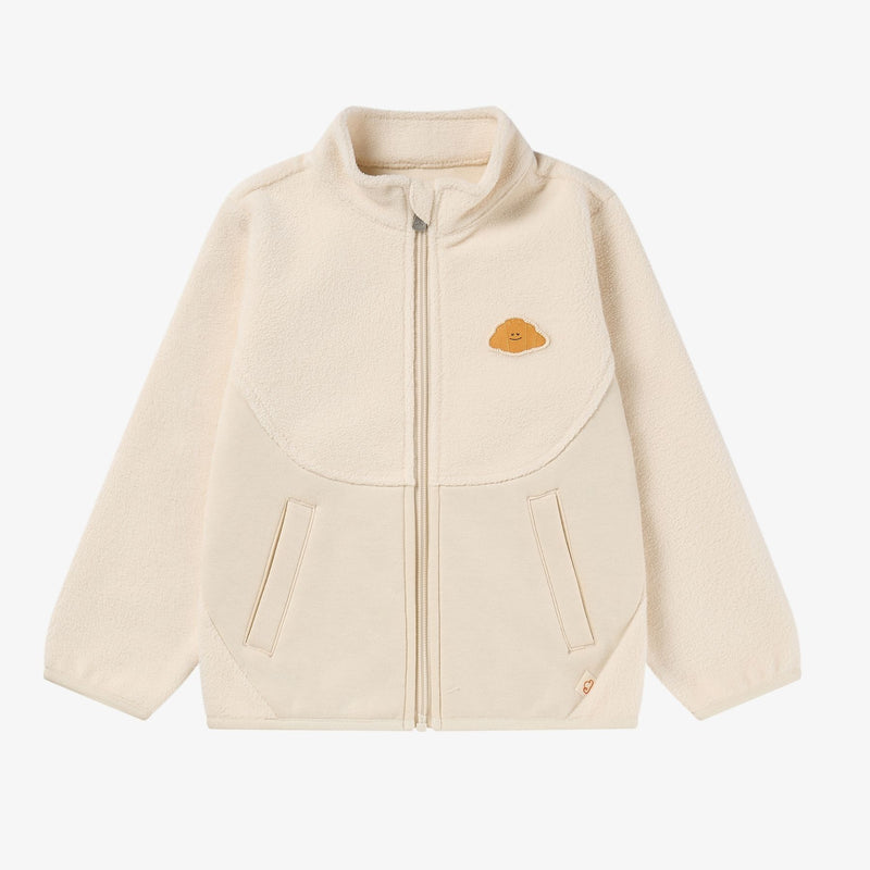Sorona Cozy Croissant Fleece Zip-up Jacket