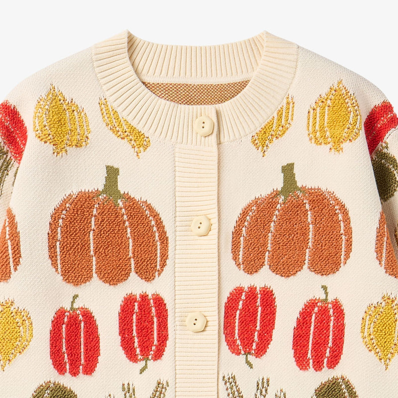 Veggie Tales  Jacquard Cardigan