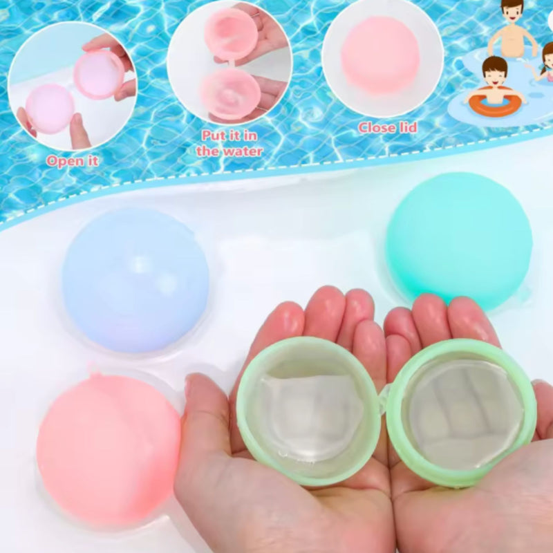 Reusable Silicone Water Balls - 6 Pack