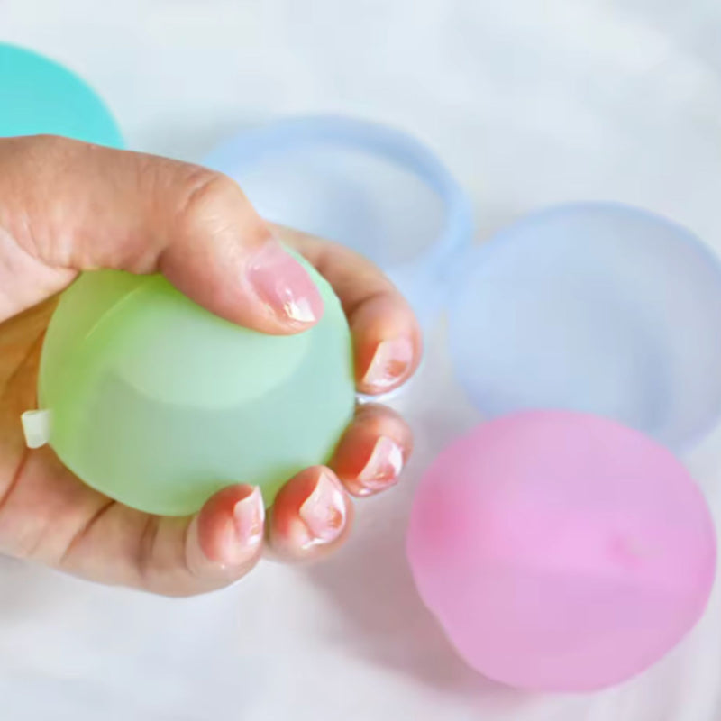 Reusable Silicone Water Balls - 6 Pack