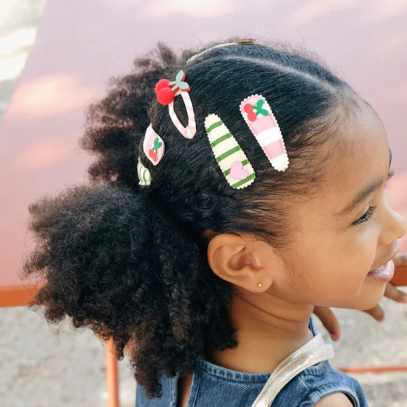 Cherry Kiss Fabric Clips