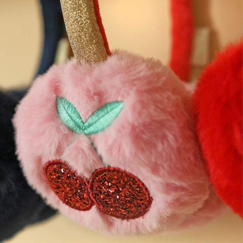 Cheerful Cherry Earmuffs