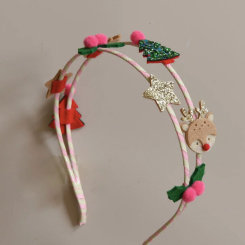Festive Christmas Double Headband