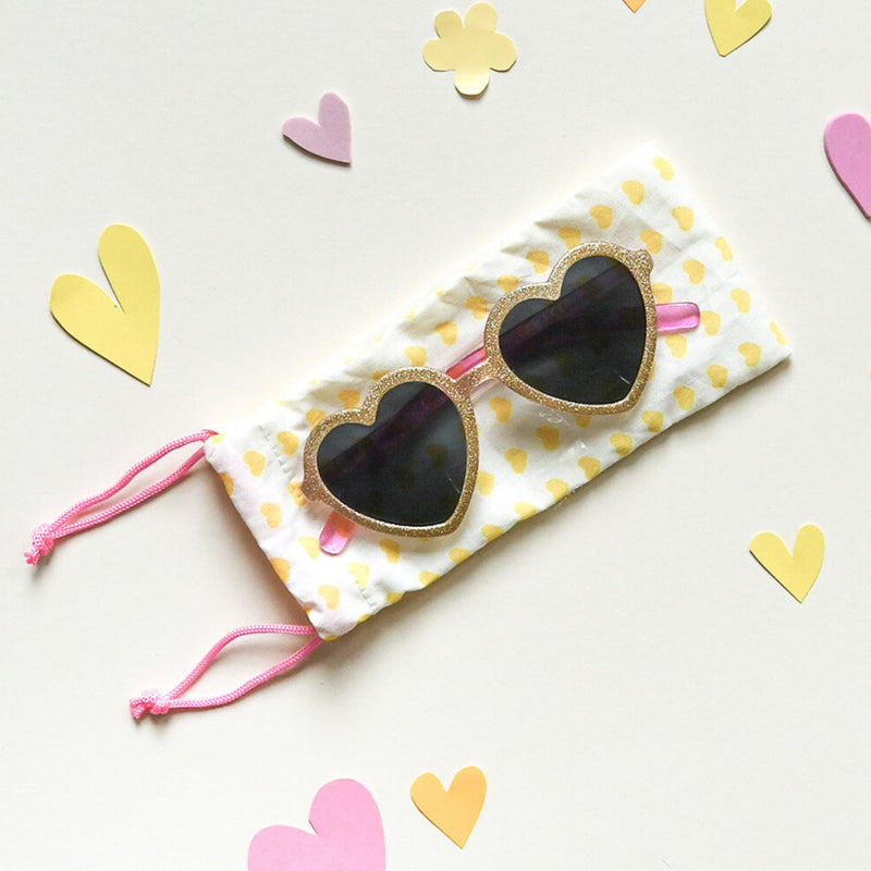 Glitter Heart Sunglasses