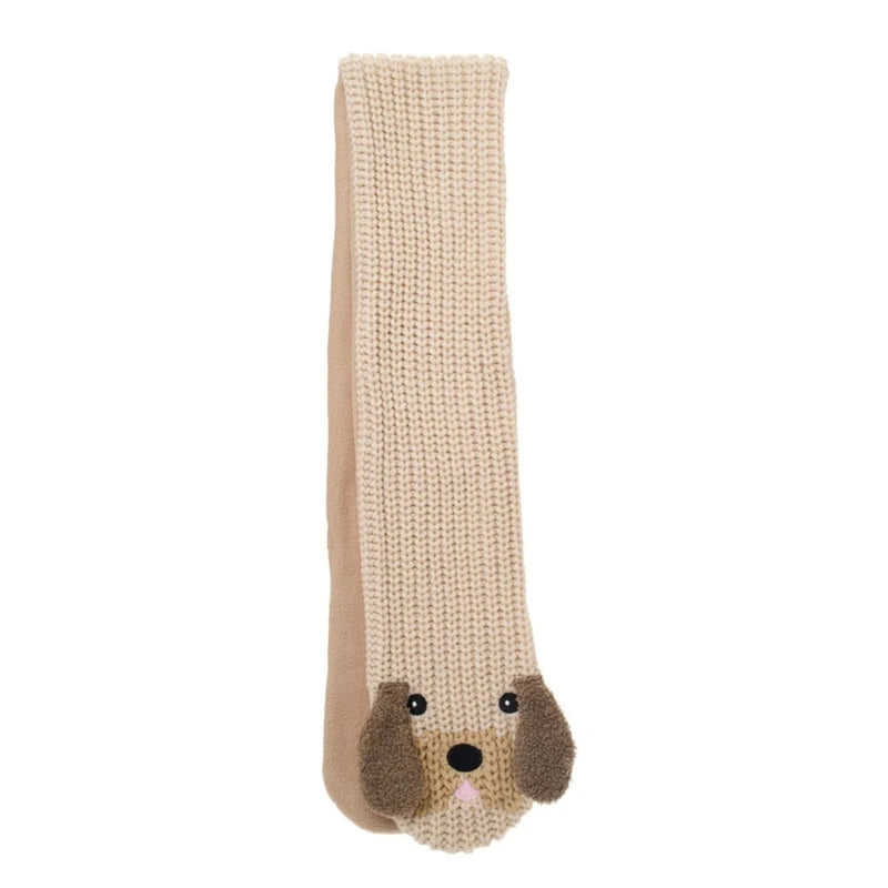 Pippy Puppy Knitted Scarf