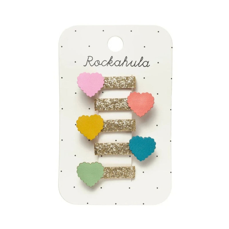 Scallop Heart Mini Clip Set