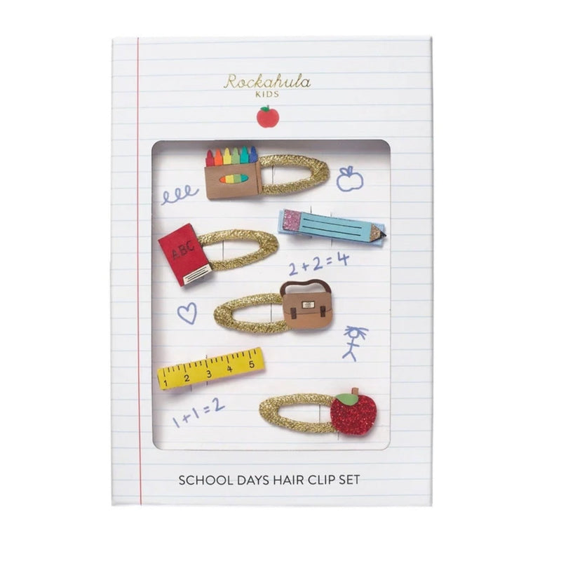 School Days Hair Clip Gift Set
