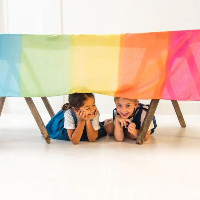 Rainbow Cotton Playcloth