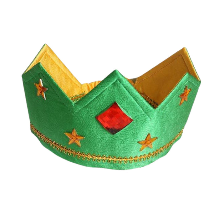 Reversible Silk Crown  with Jewels