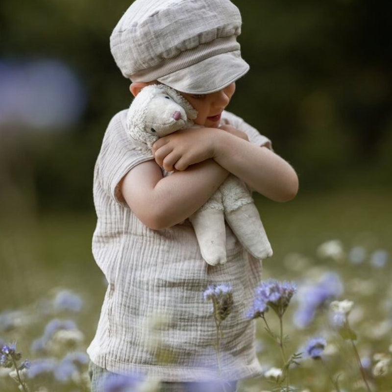 Organic Floppy Animals, Small Sheep White