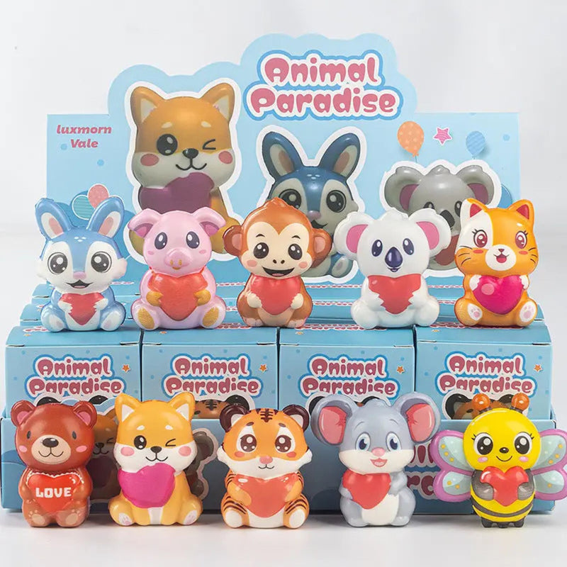 Mini Slow-Rise Animal Paradise Squishy Toy
