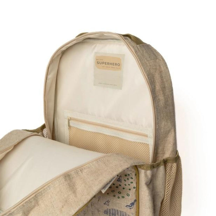 Linen/Cotton Grade School Backpack