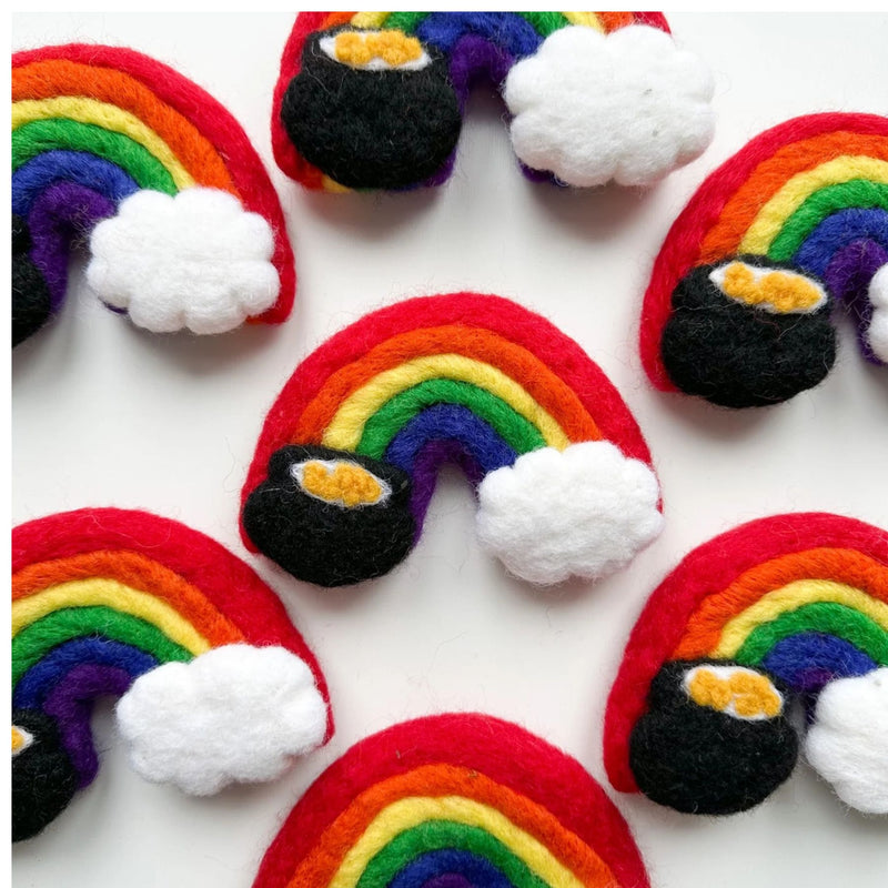 St. Patrick's Day Pot of Gold Rainbow