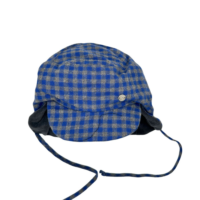 Trapper Cap, Blue Check