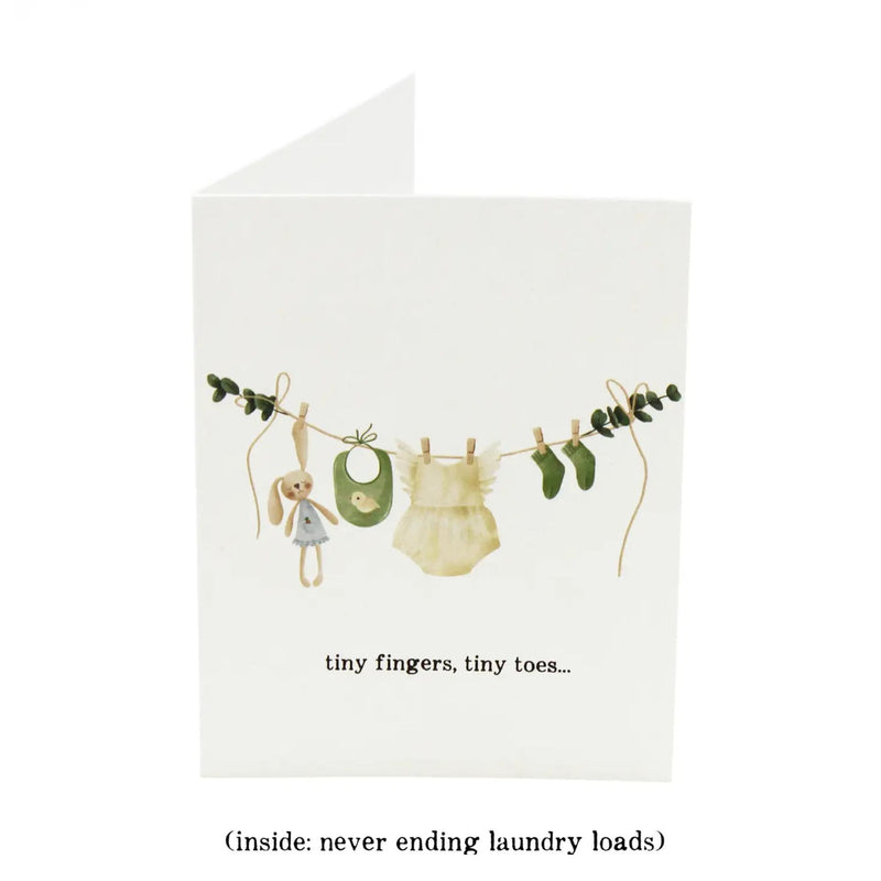 tiny fingers, tiny toes... | Baby Card