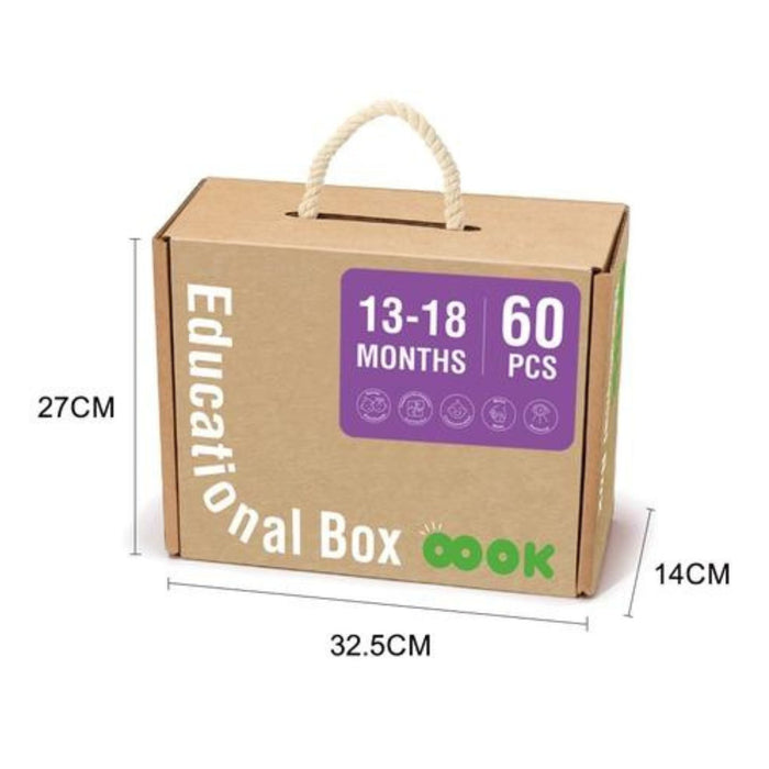 Wooden Educational Box, 13-18 Months