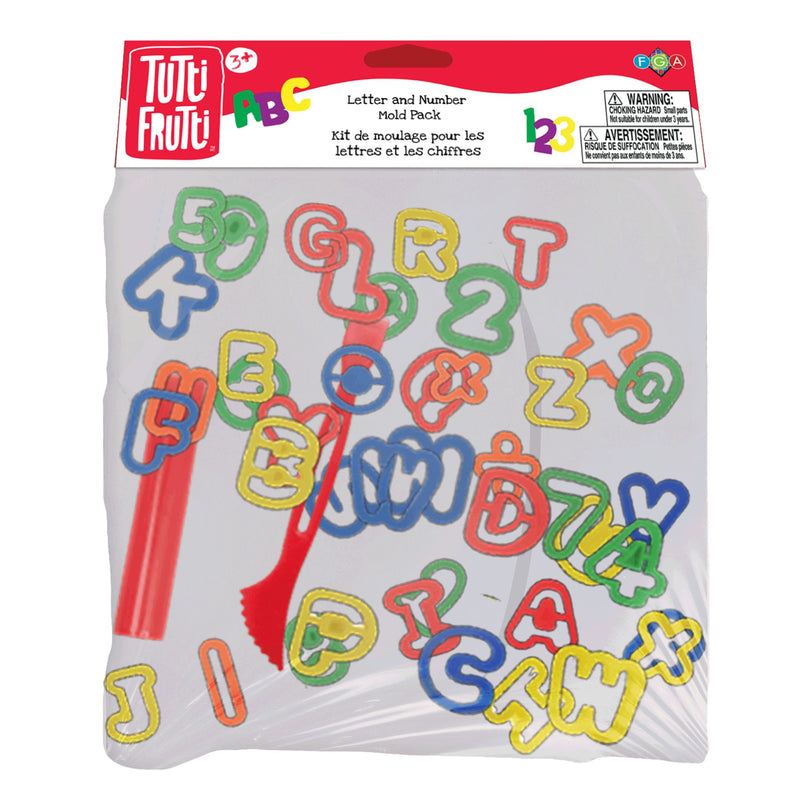 Letters and Numbers Mold Pack