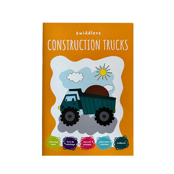 Colouring Set, Construction Trucks