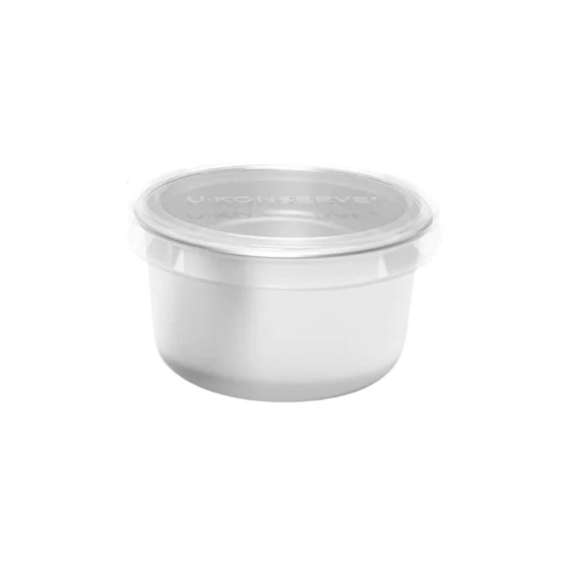 Round Stainless Steel Dip Container with Silicone Lid
