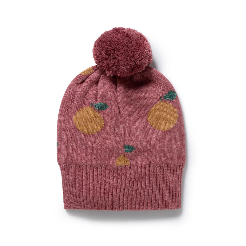 Organic Knitted Jacquard Hat