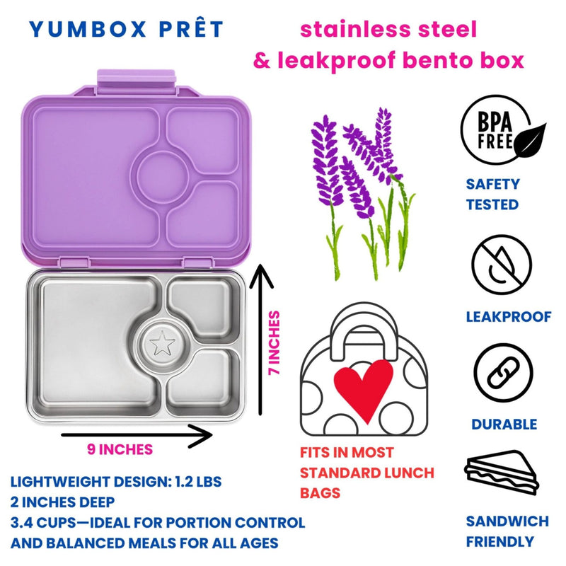 Stainless Steel Leakproof Bento Box - Prêt