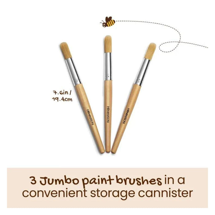 Jumbo Paint Brush Set-Honeysticks-Simply Green Baby