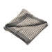 Organic Baby Blanket, Grey Stripe-Pebble Child-Simply Green Baby