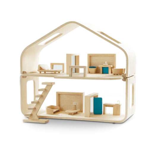 Plan Toys Contemporary Dollhouse-Plan Toys-Simply Green Baby