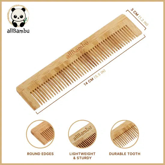 allBambu Bamboo Comb-Simply Green Baby