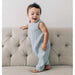 Beba Bean Coco Muslin Romper - Blue-Simply Green Baby