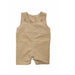 Beba Bean Sleeveless Linen Romper - Sand-Simply Green Baby