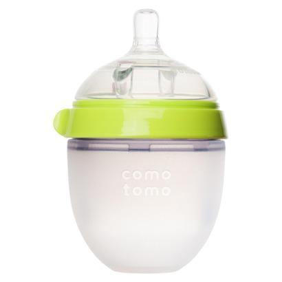 Como Tomo Silicone Baby Bottle-Simply Green Baby