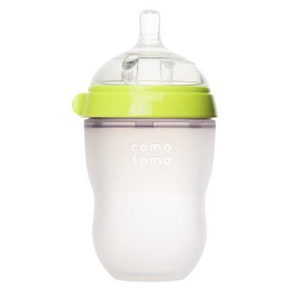 Como Tomo Silicone Baby Bottle-Simply Green Baby