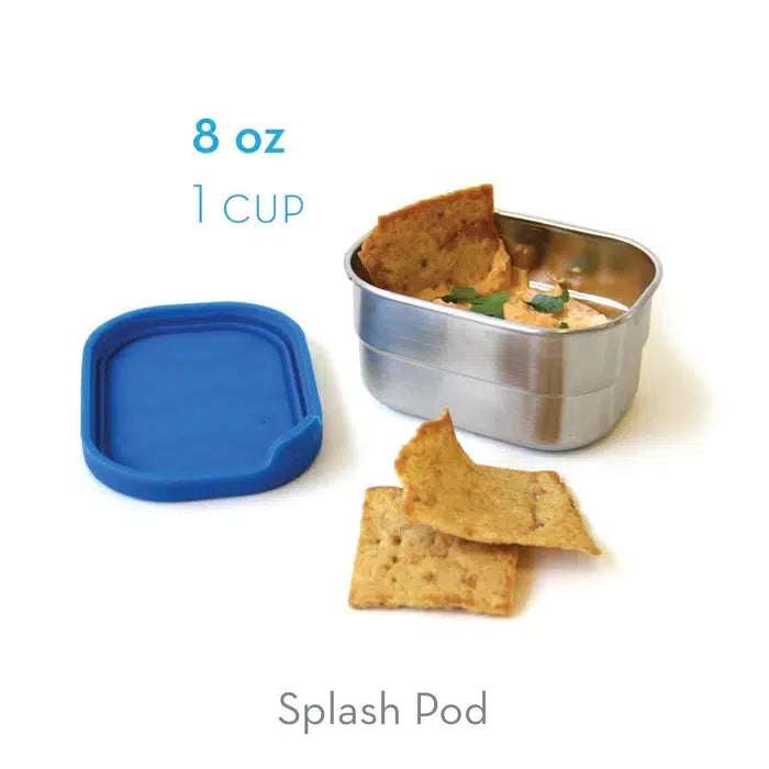 ECOlunchbox Leak Proof Blue Water Bento Splash Pod-Simply Green Baby