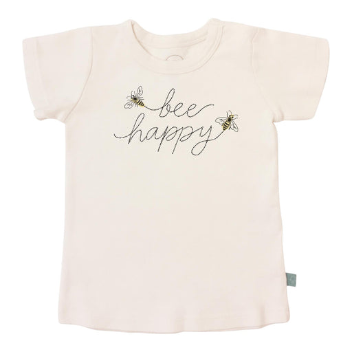 Finn + Emma Organic Tee - Bee Happy-Simply Green Baby