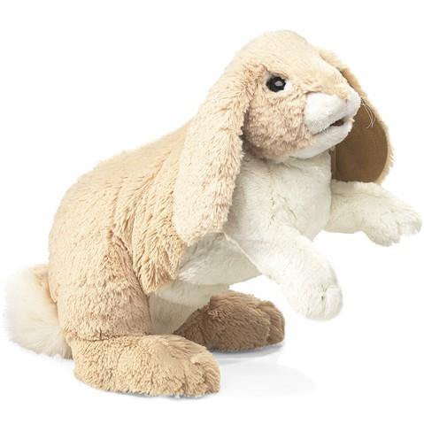 Folkmanis Puppet - Floppy Bunny Rabbit-Simply Green Baby