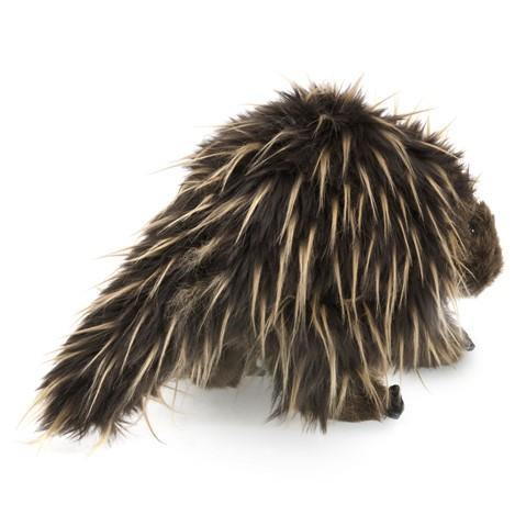 Folkmanis Puppet - Porcupine-Simply Green Baby