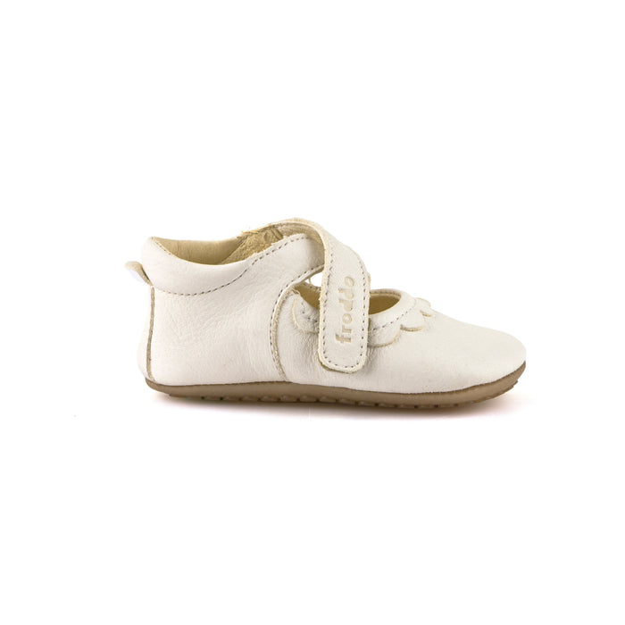 Froddo Mary Jane Pre-Walkers - White-Simply Green Baby