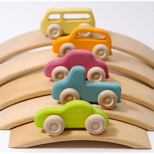 Grimm's Wooden Cars Slimline-Simply Green Baby