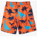 Hatley LS Rashguard + Board Shorts Swim Set - Dino Silhouettes-Simply Green Baby