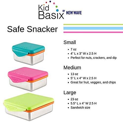 Kid Basix Safe Snacker 7oz-Simply Green Baby