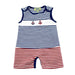 Kissy Kissy Sleeveless Playsuit - Boy Nautical Stripes-Simply Green Baby